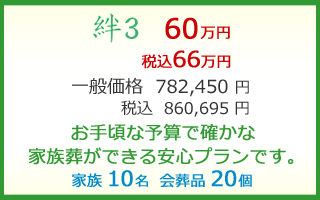絆3 60万円